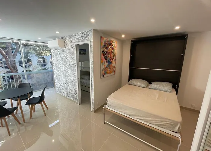 Grand Studio En Centre Ville Et A 50 Metres Du Port, Climatise